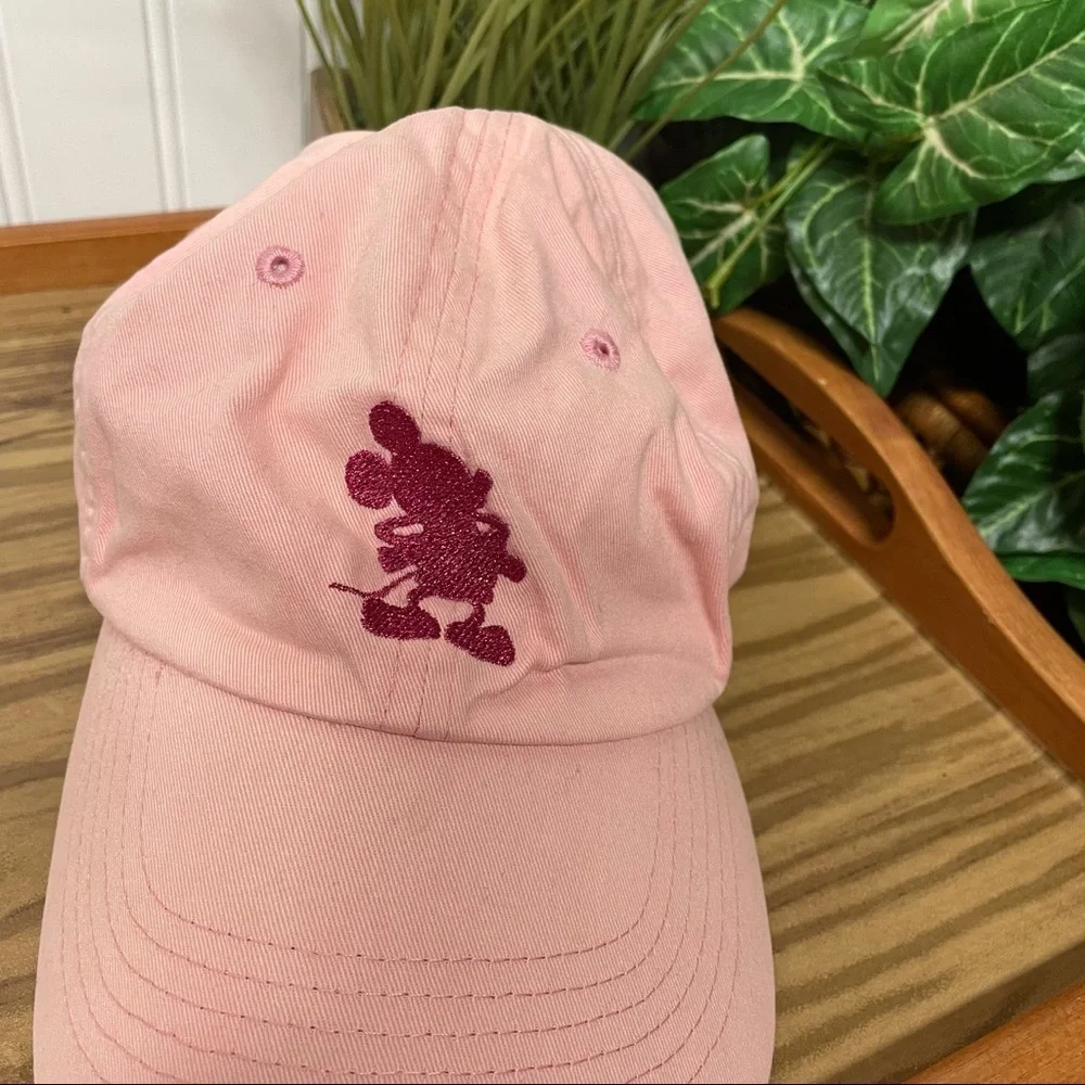 Disneyland Resort Pink Mickey Glitter Trucker Hat